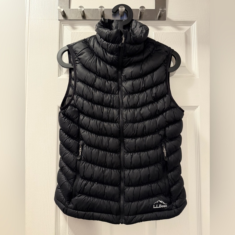 LLBean XS Women’s Down Packable Vest Black